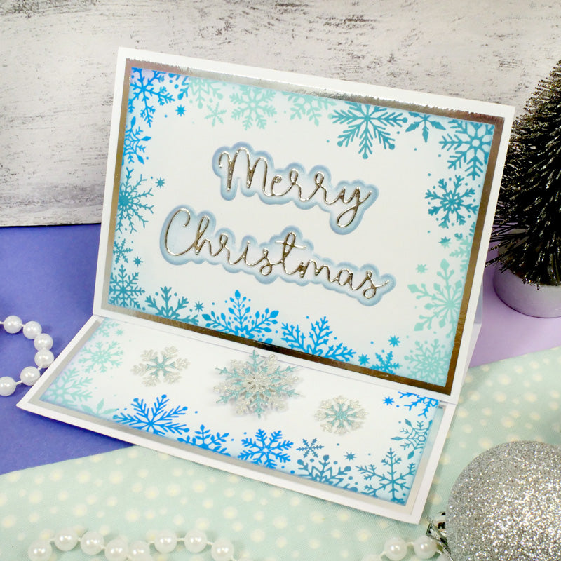 For the Love of Stamps - Frosted Frame & Splendid Snowflakes