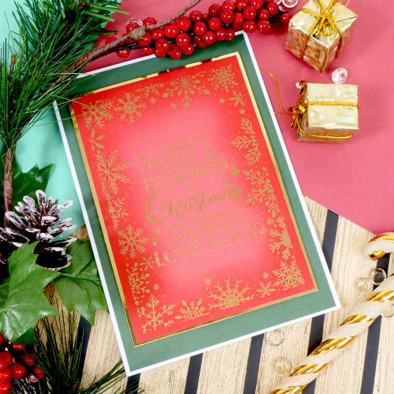 For the Love of Stamps - Frosted Frame & Splendid Snowflakes