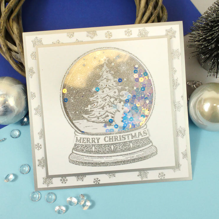 For the Love of Stamps - Sensational Snow Globe