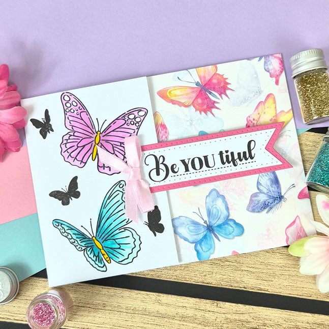 For the Love of Stamps - Butterflies, Bees & Dragonfly