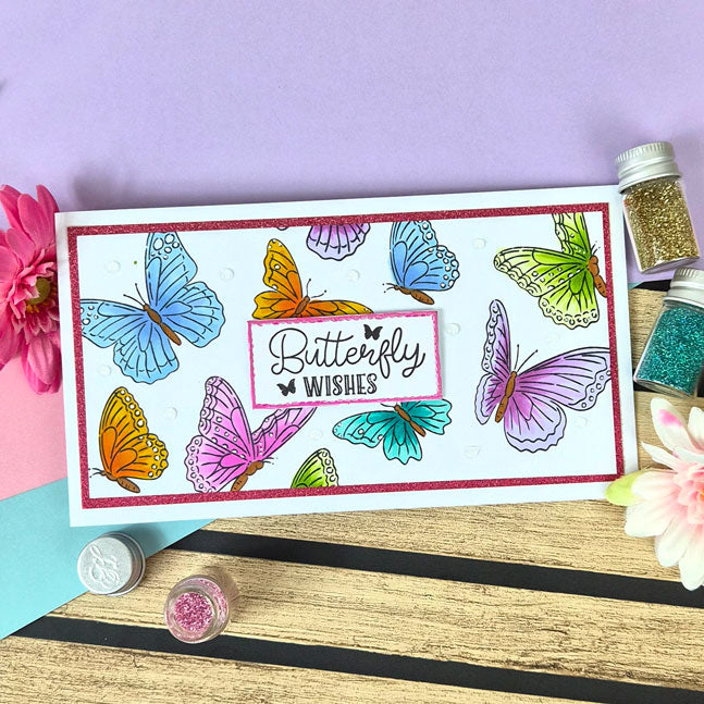 For the Love of Stamps - Butterflies, Bees & Dragonfly