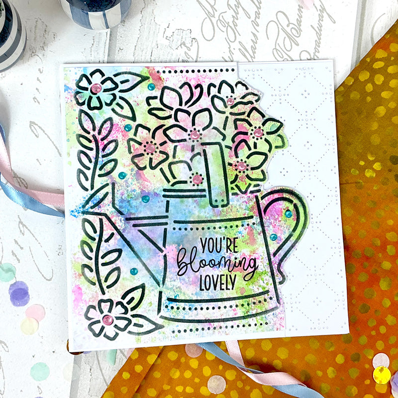 For the Love of Stamps - Blooming Sentiments