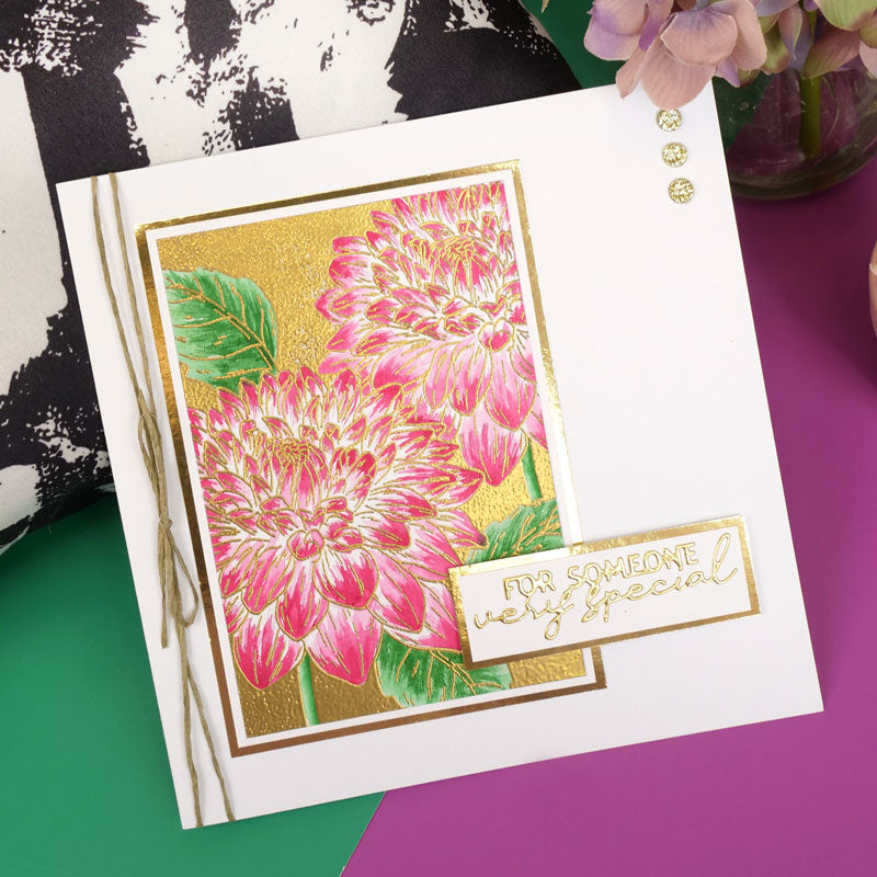 For The Love Of Stamps - Dazzling Dahlias