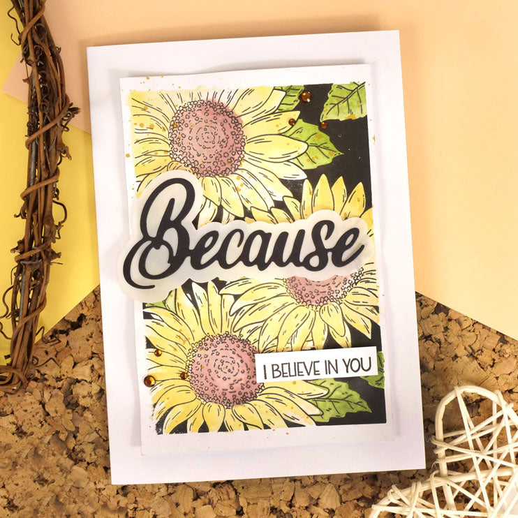 For The Love Of Stamps - Spectacular Sunflowers