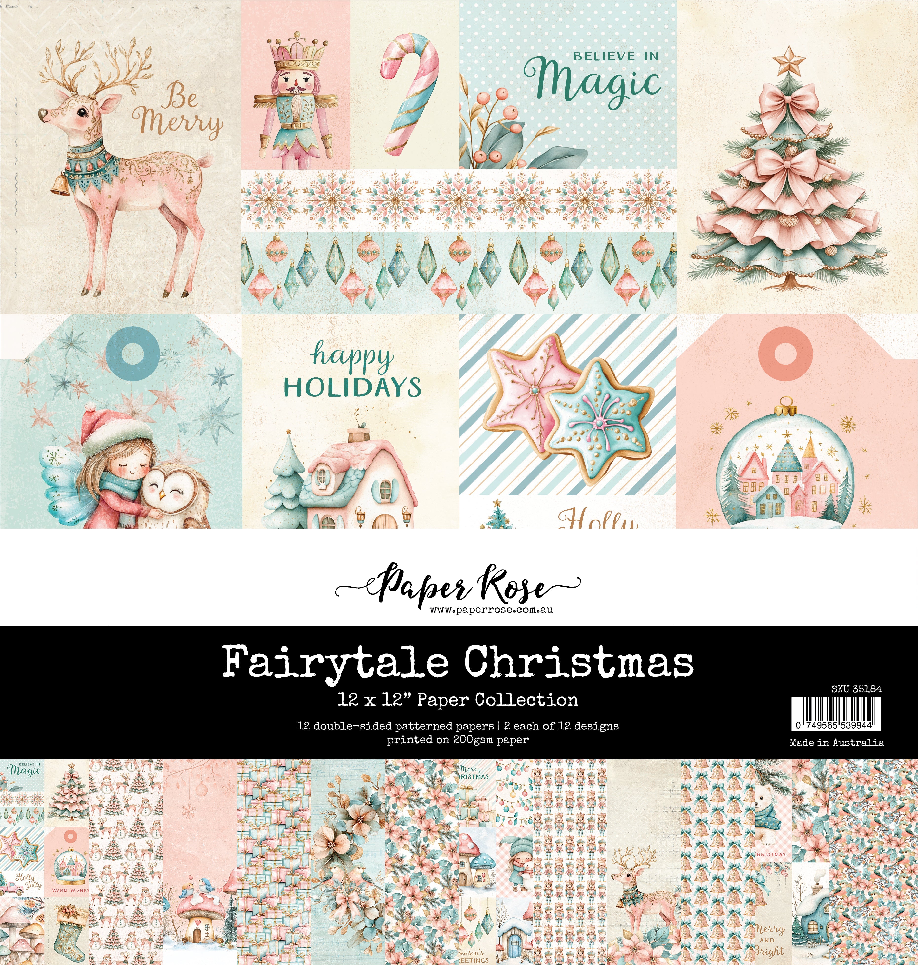 Fairytale Christmas 12x12 Paper Collection 35184