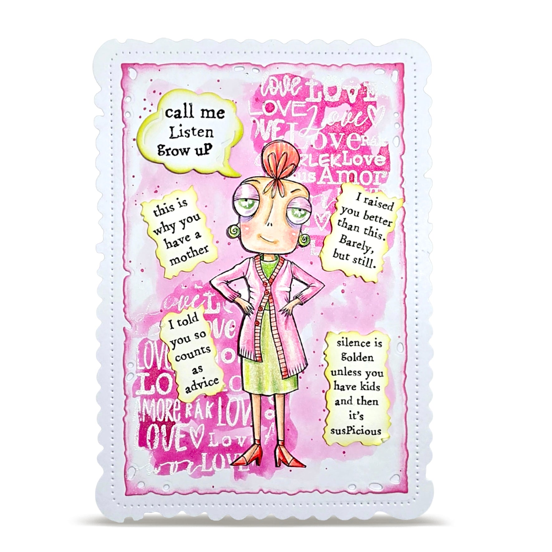 AALL and Create - A7 - Stamp Set - Mother Dee