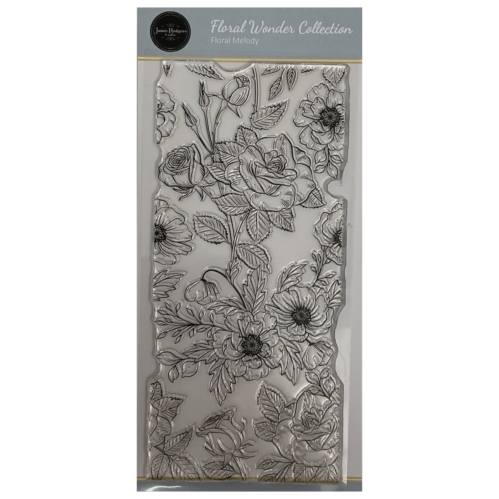 Jamie Rodgers Crafts - Floral Melody DL Clear Stamp Set