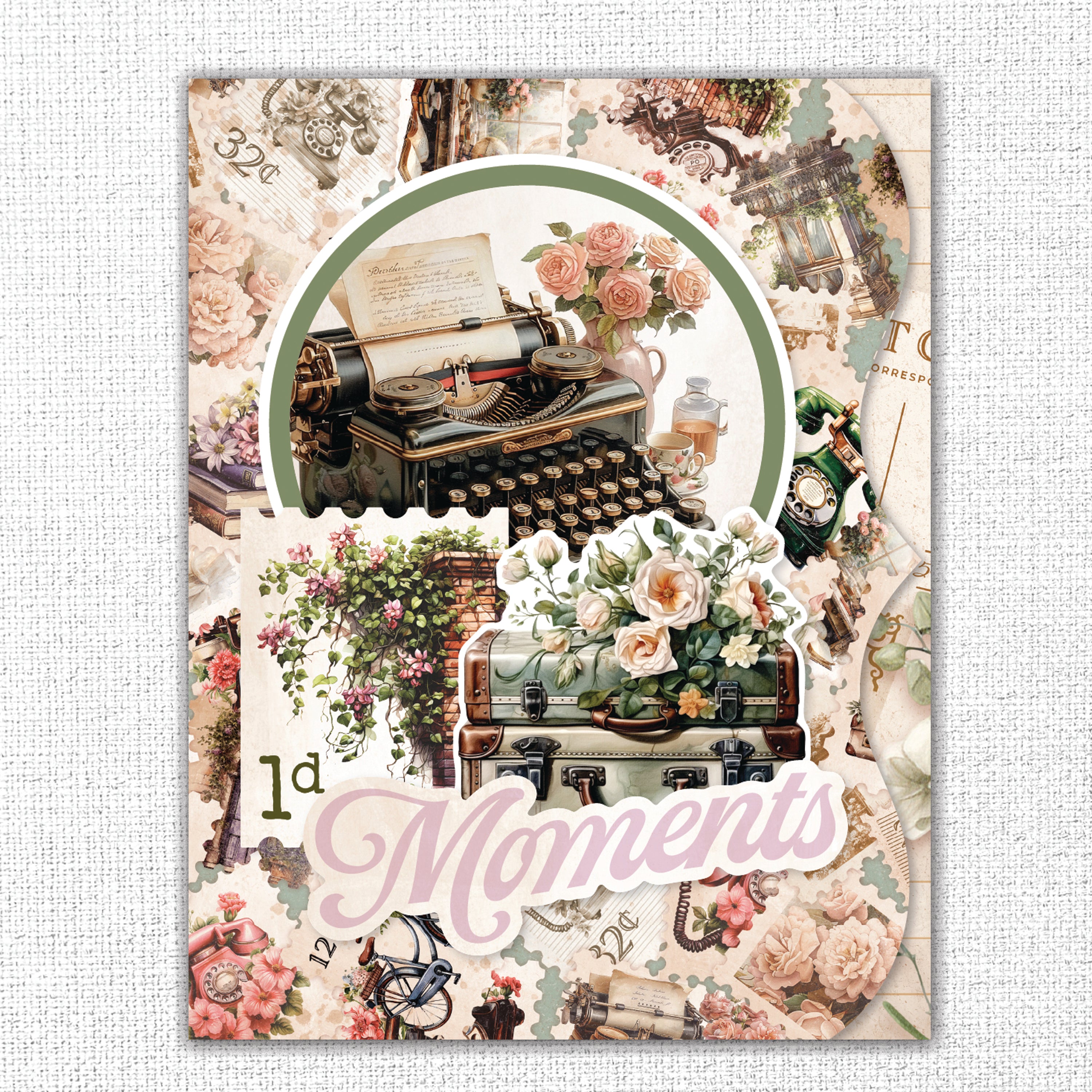 Afternoon in the Park 8.5" x 11" Mini Junk Journal Folio Kit 34989