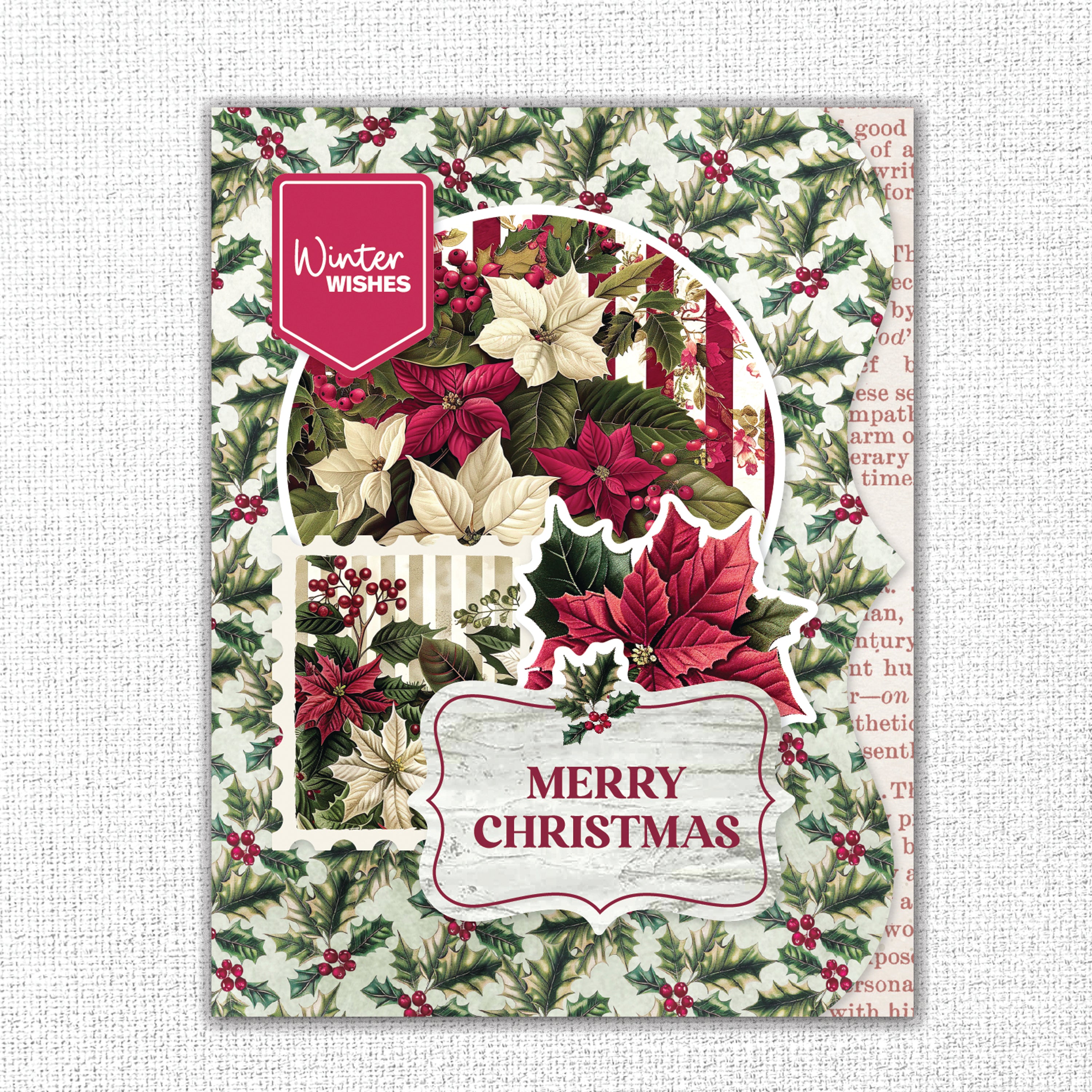 Christmas Holly Mini Folio Kit 35347