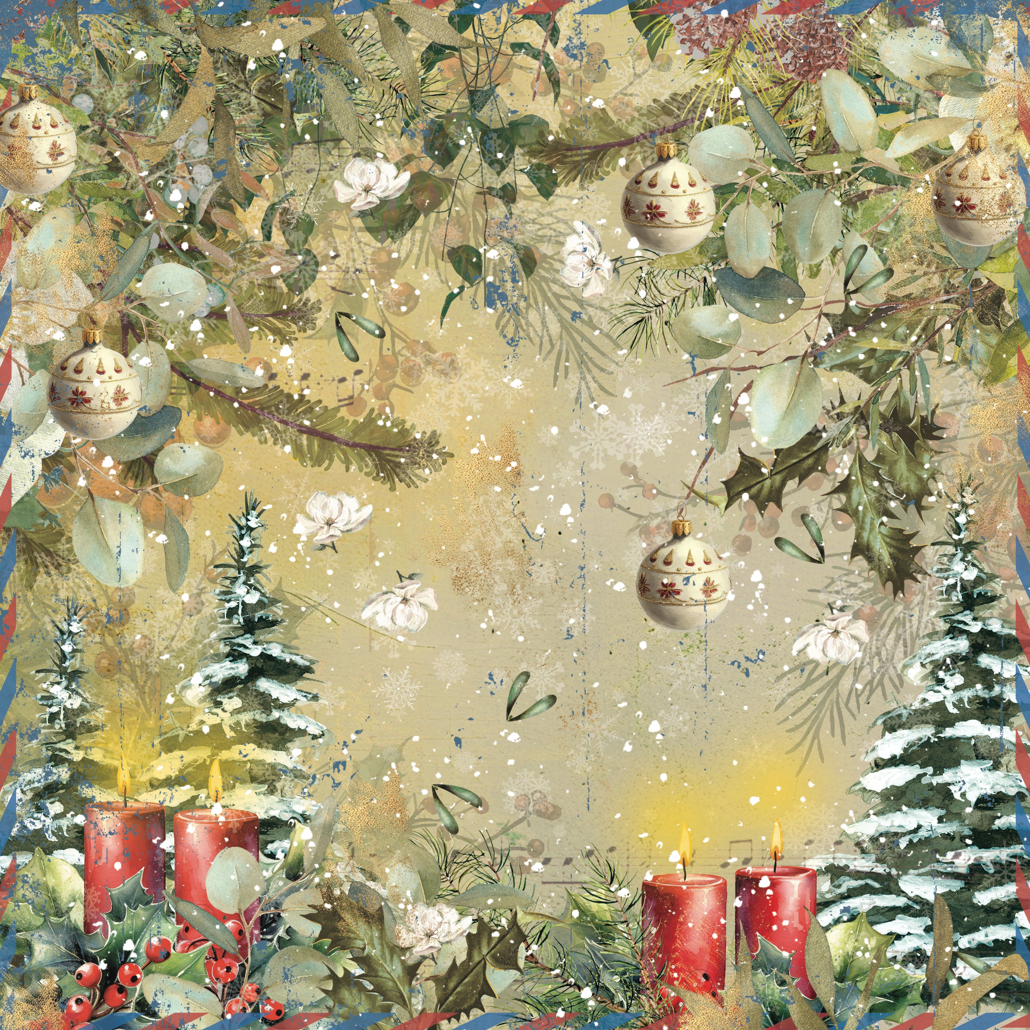 Christmas by Candlelight 6” x 6” Paper Pad