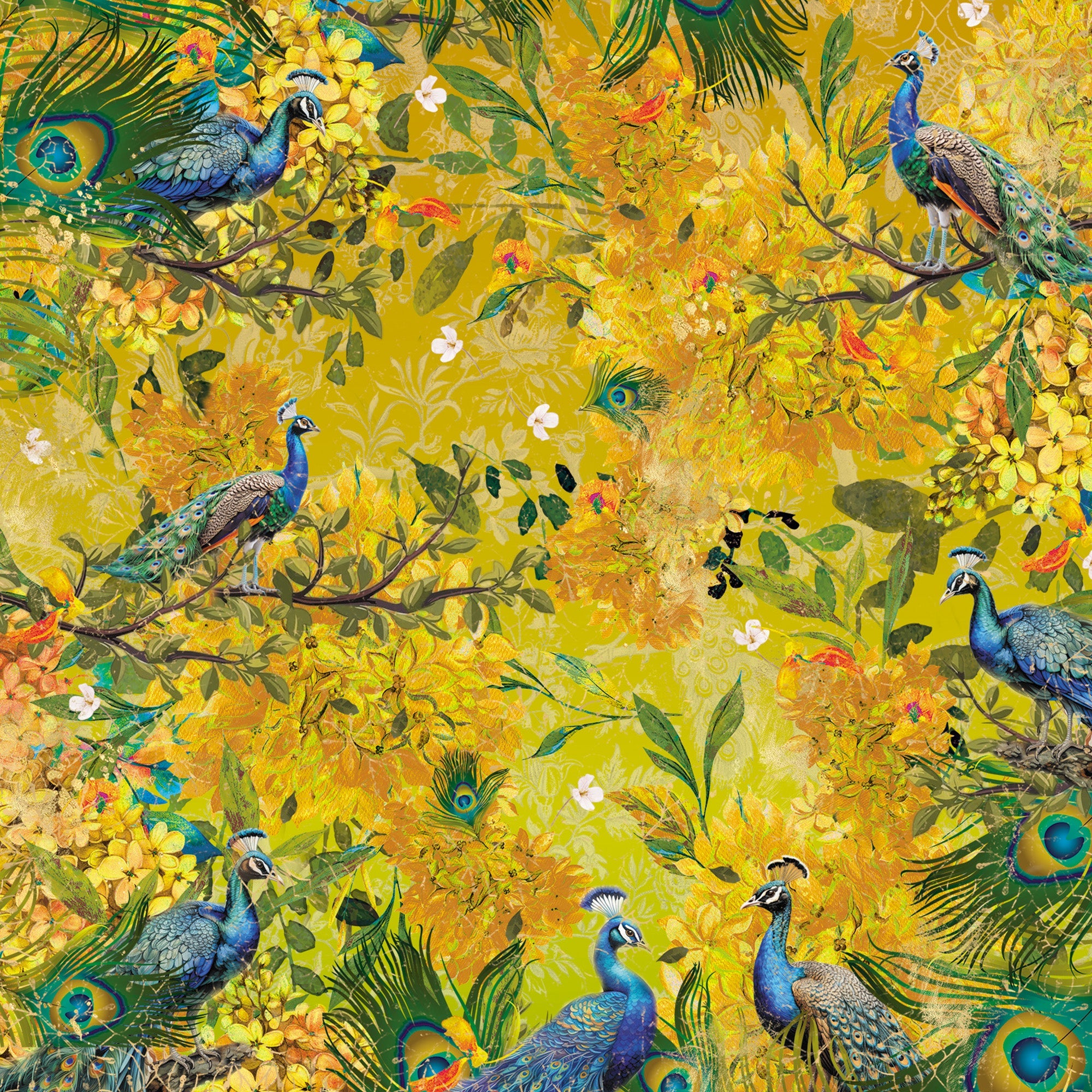 Graceful Plumes Paper Pad 6”x6”