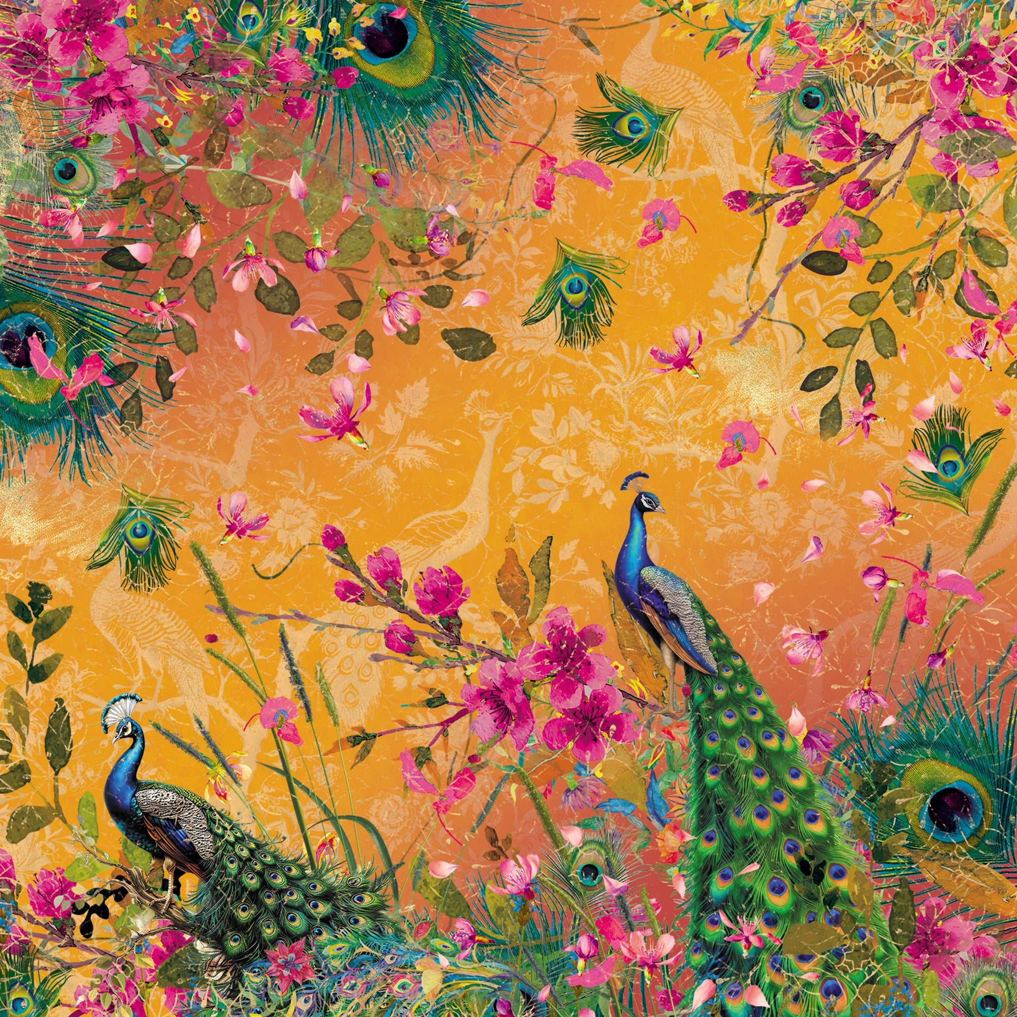 Graceful Plumes Paper Pad 6”x6”