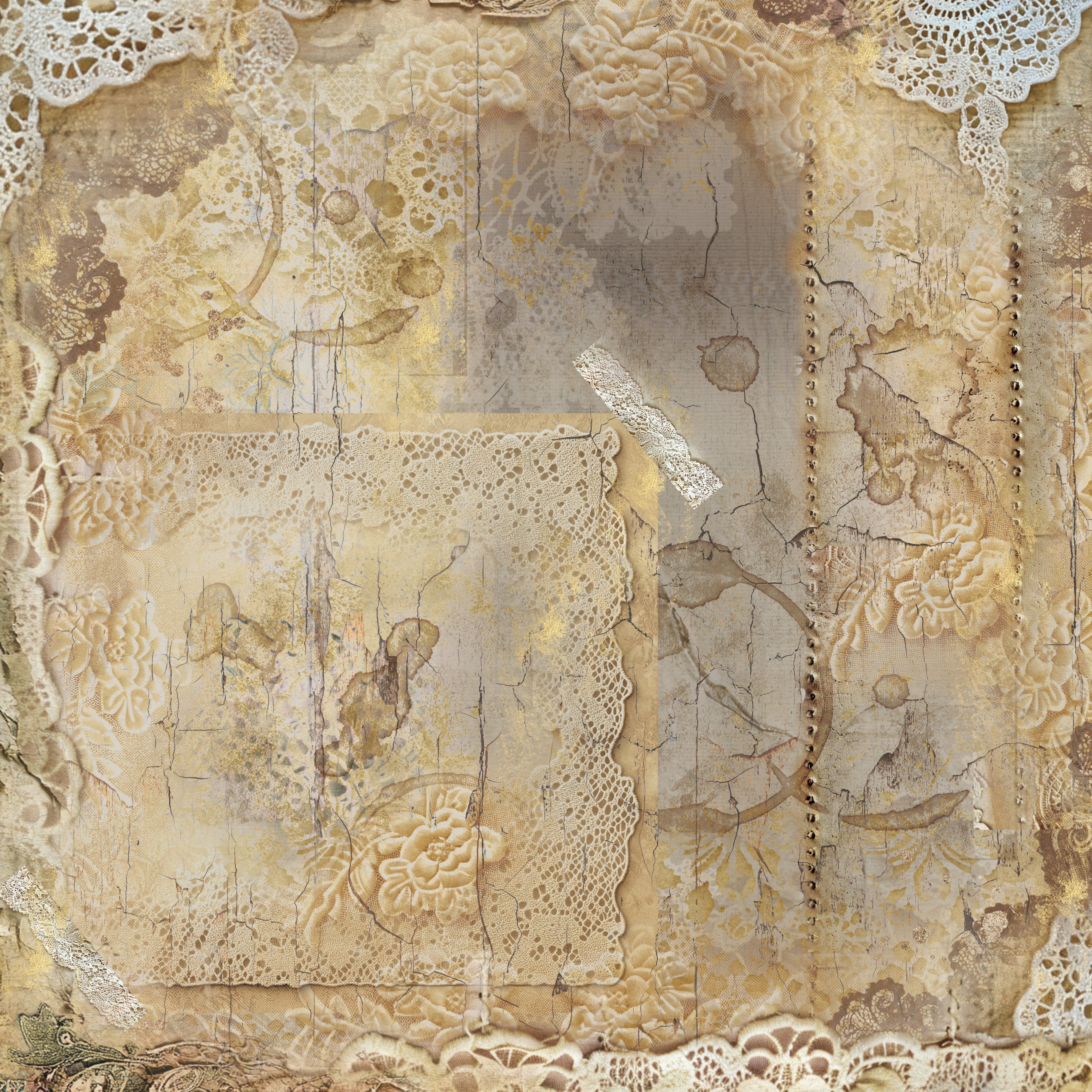 Sara Signature Antique Lace - 6" x 6" Paper Pad