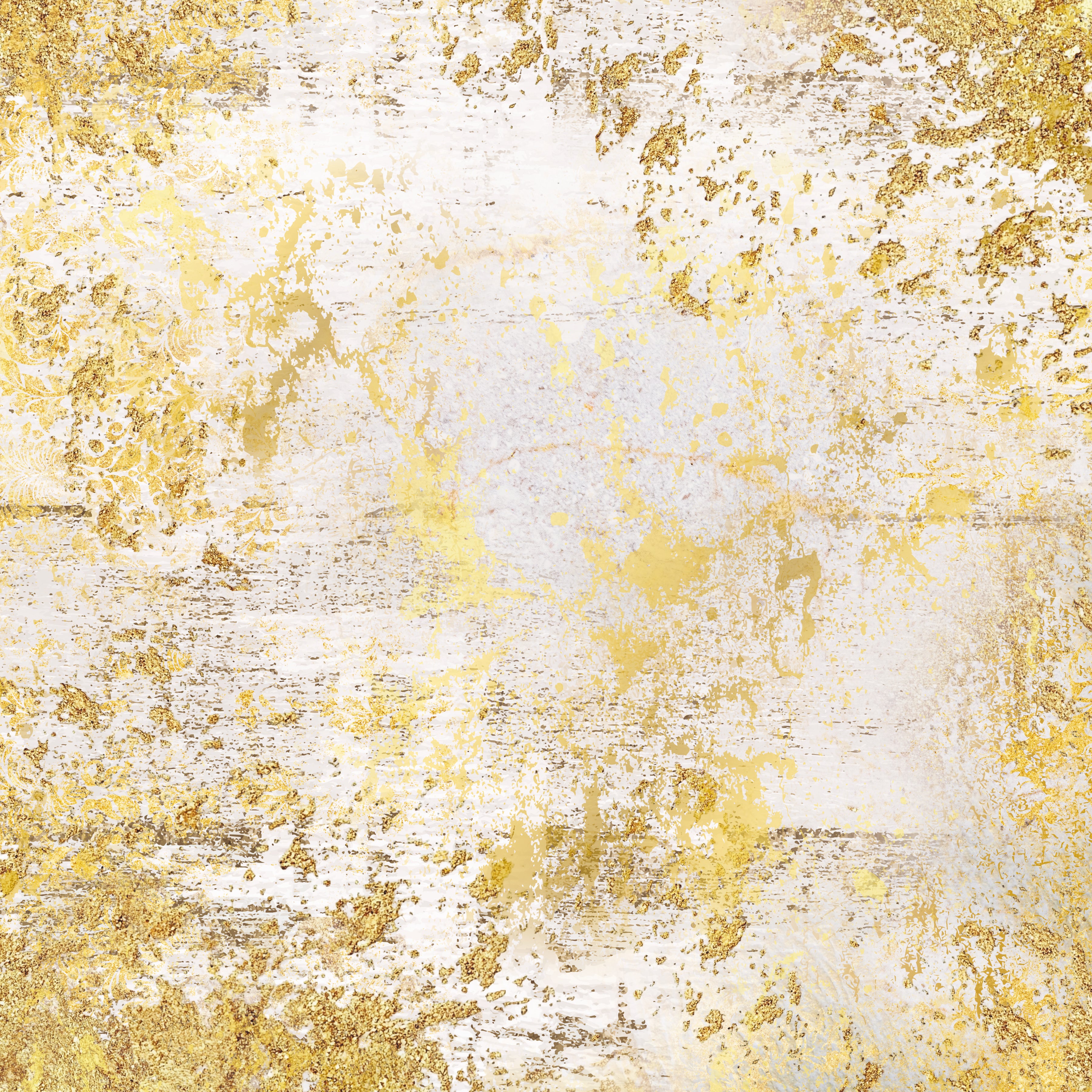 Crafter's Companion 12”x12” Paper Pad - Gold Textures