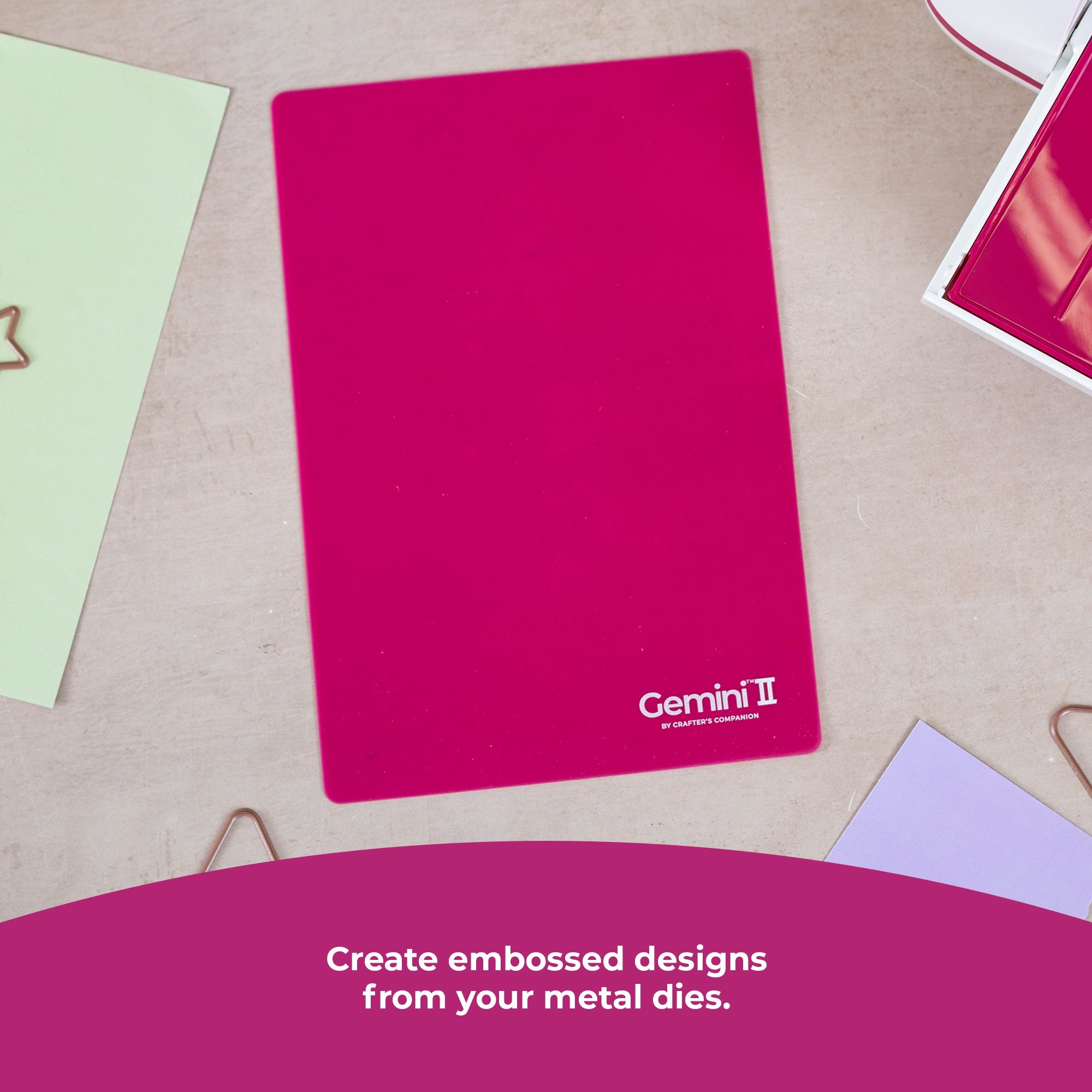 Gemini II Accessories - 9x6 Rubber Embossing Mat