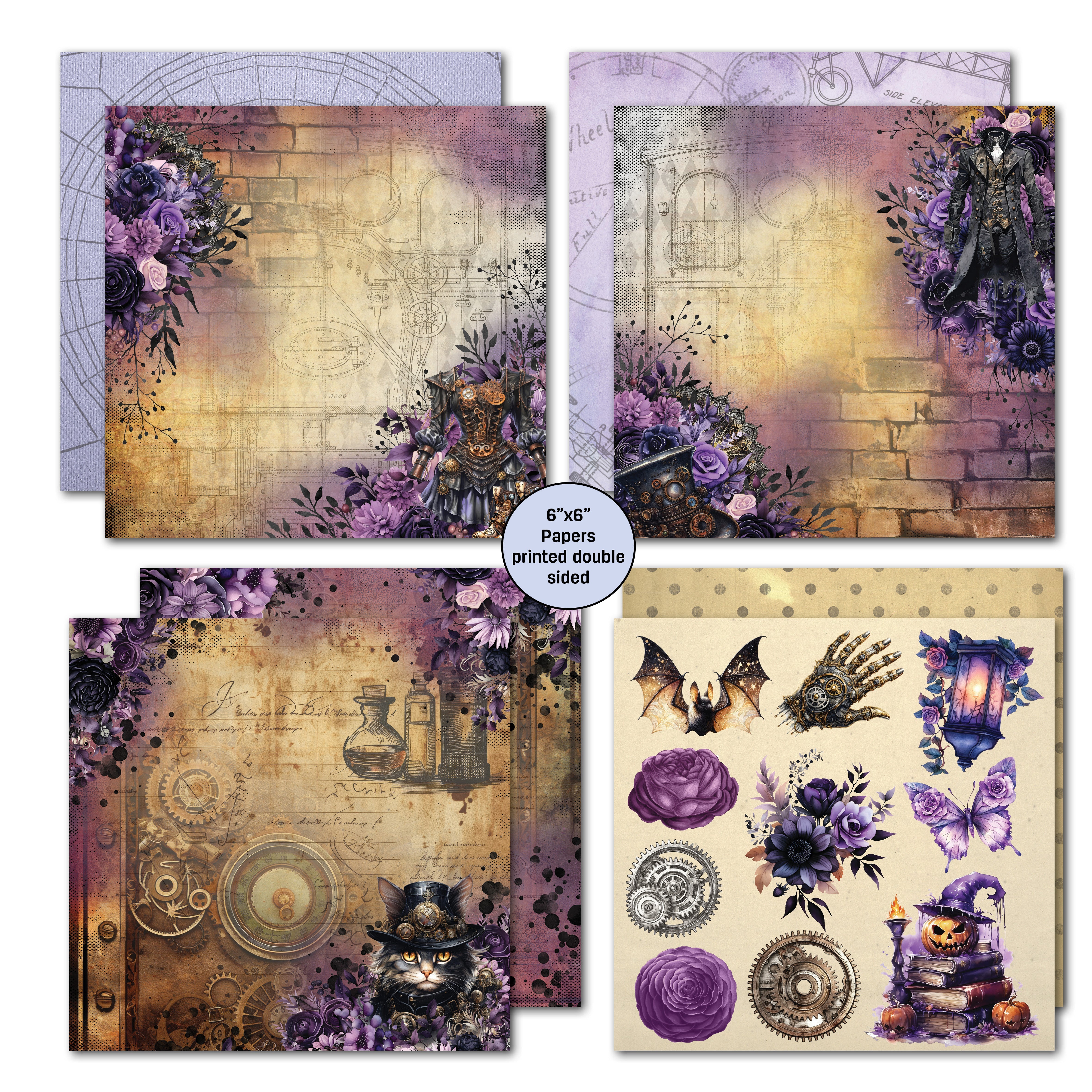 3Quarter Designs Gothic Innovation 6x6 Paper Pack