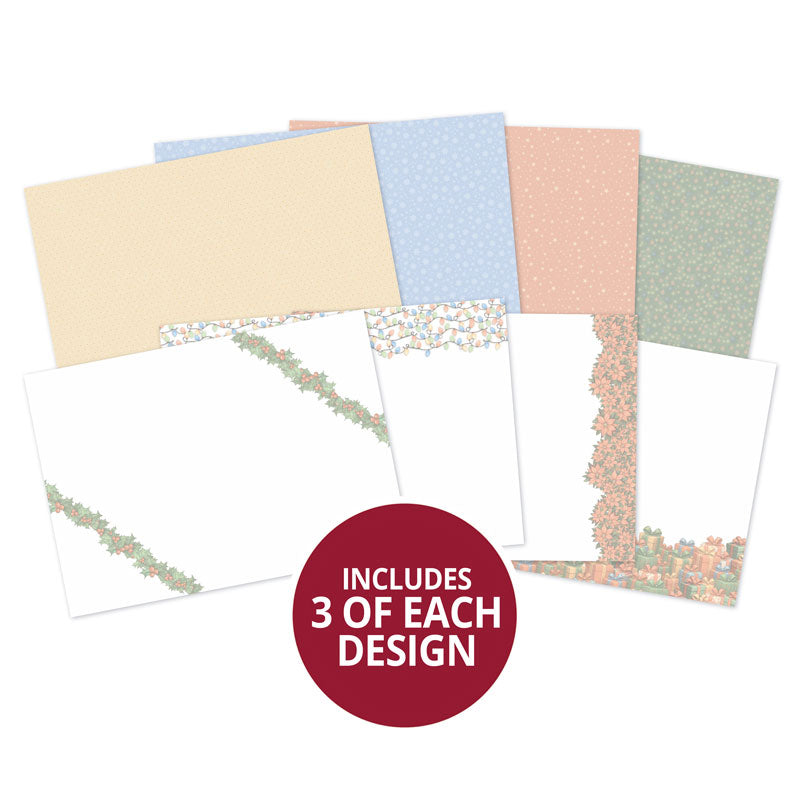 Golden Oldies - Festive Fun Luxury Card Inserts