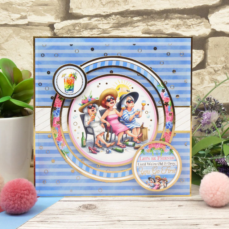 Keep Laughing Luxury Topper Set