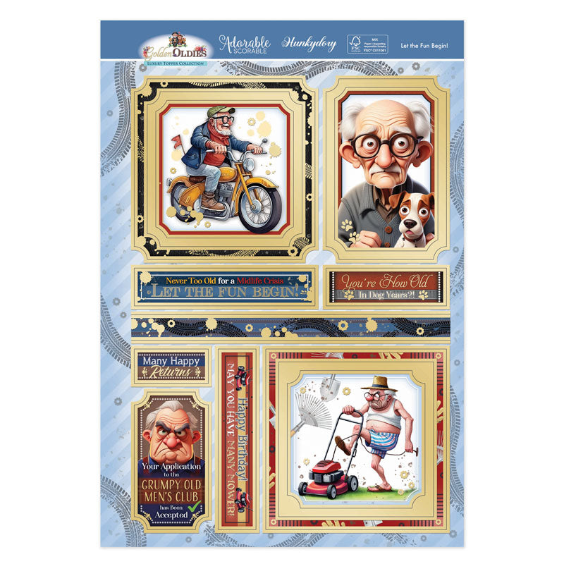 Let the Fun Begin Luxury Topper Set