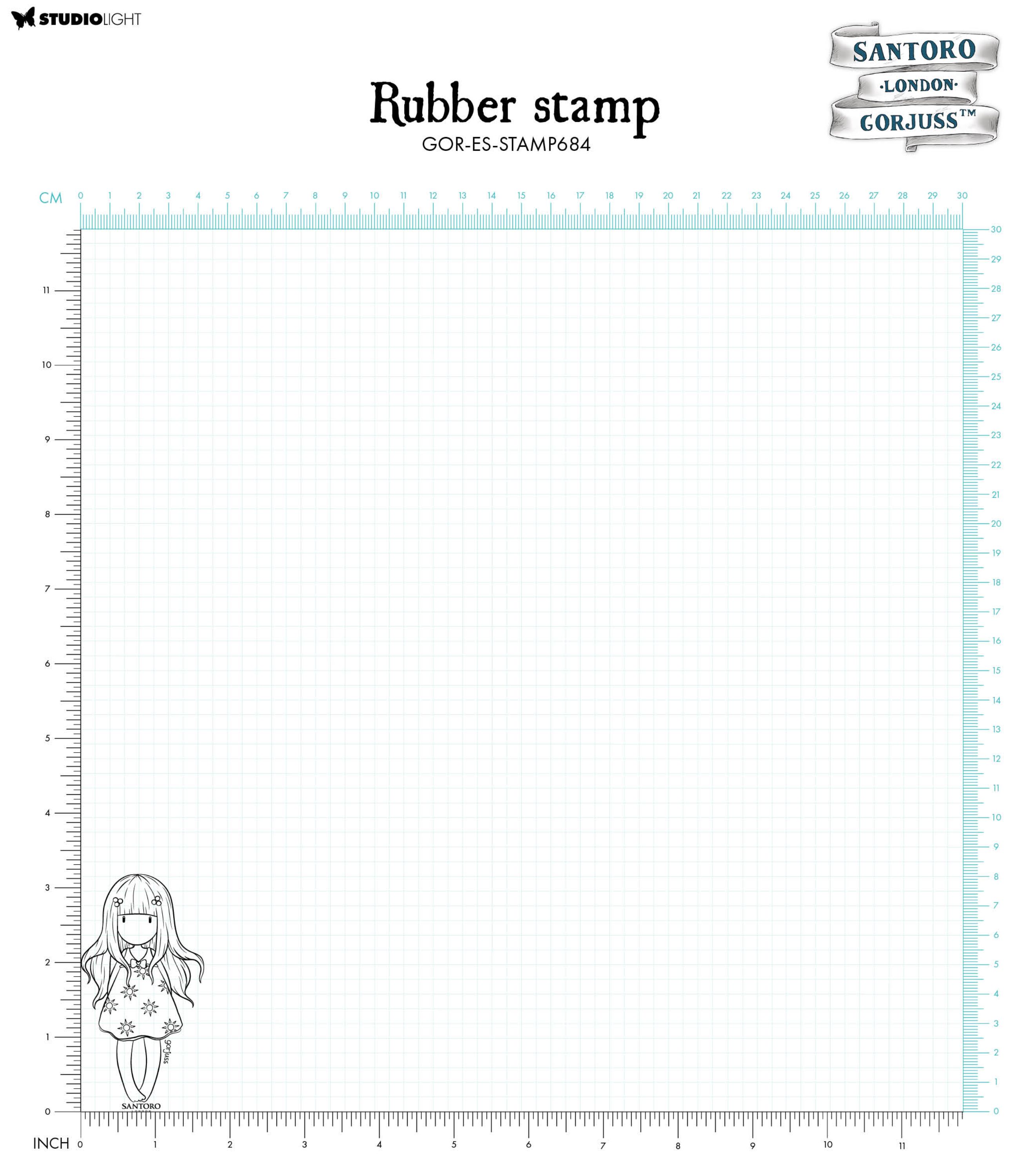 SAN Cling Stamp Hello Summer Gorjuss Essentials 1 PC