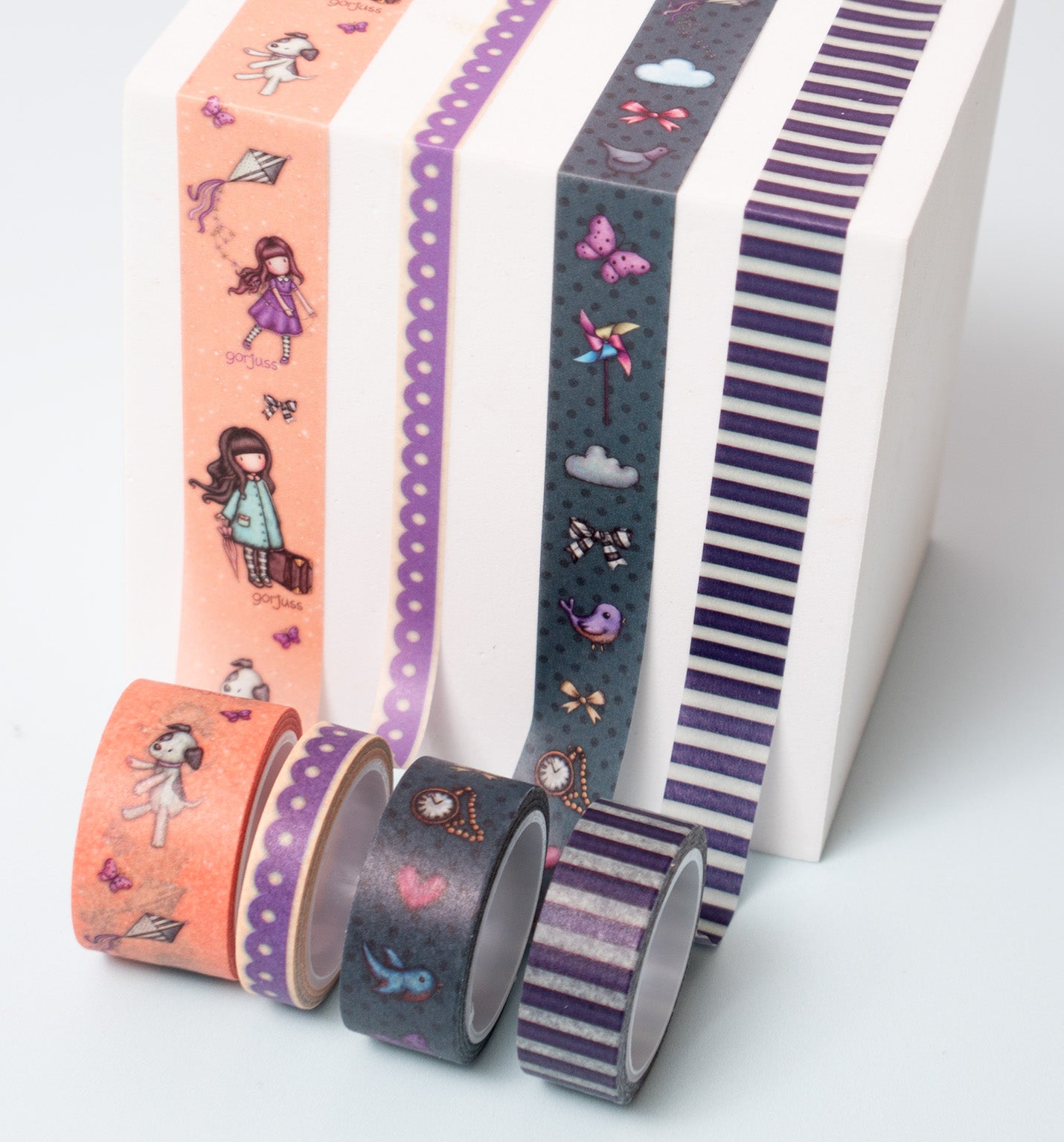 GOR Washi Tape School Girl & A Thousand Stories Essentials 55x38x38mm 4 PC nr.11