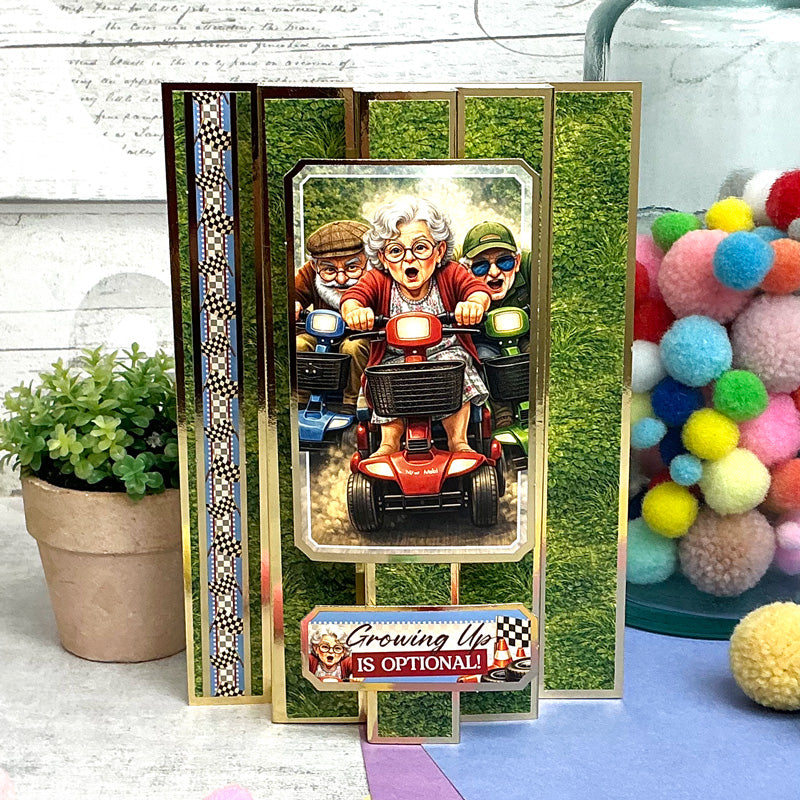 Golden Oldies - Senior Moments Topper Sheet - Growing Up is Optional!