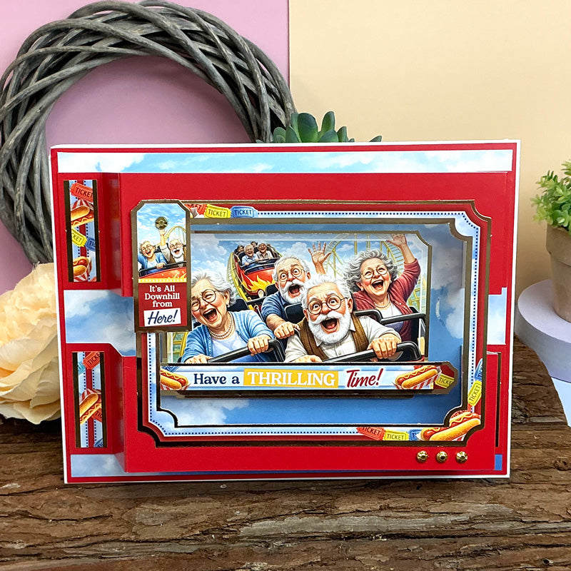 Golden Oldies - Senior Moments Topper Sheet - Growing Up is Optional!