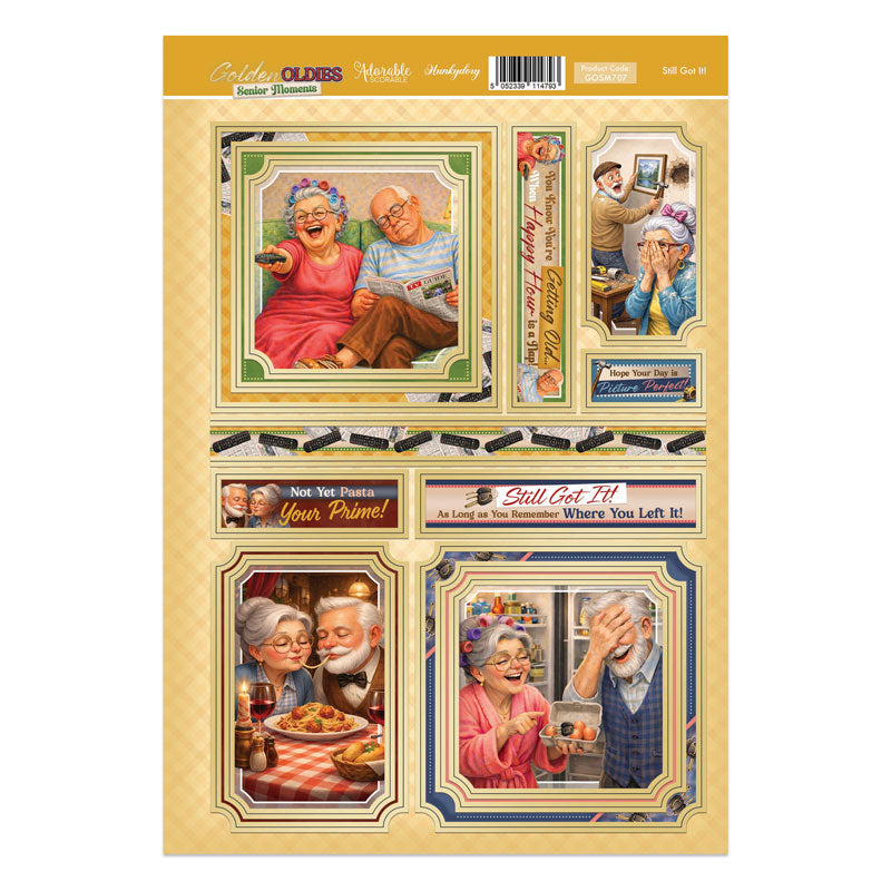 Golden Oldies - Senior Moments Topper Sheet - Still Got It!