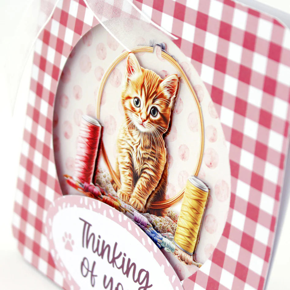 Crafty Kittens Die Cut Topper & Decoupage Collection