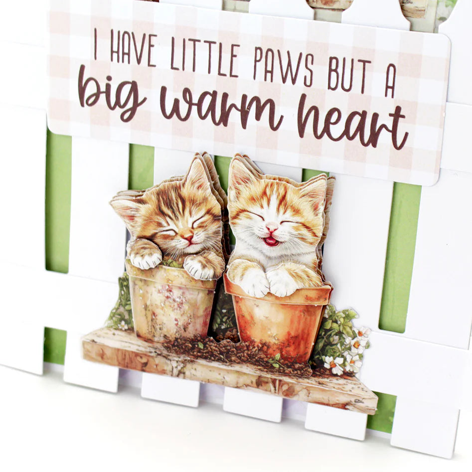 Crafty Kittens Die Cut Topper & Decoupage Collection