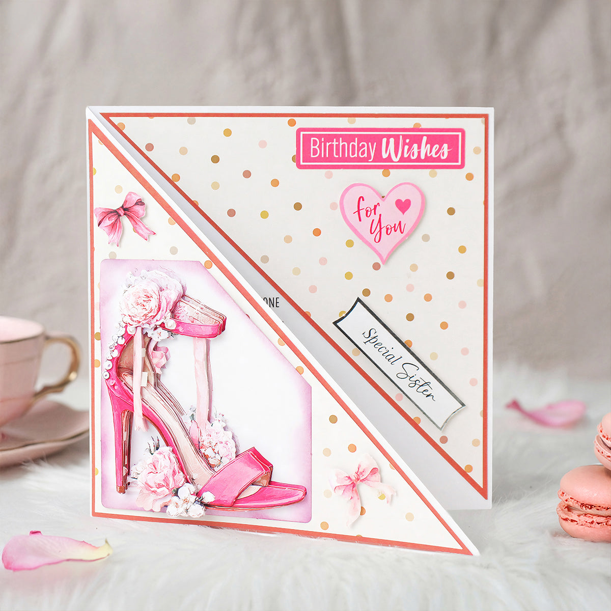 Die Cut Decoupage – Stilettos in Bloom (pack of 3)