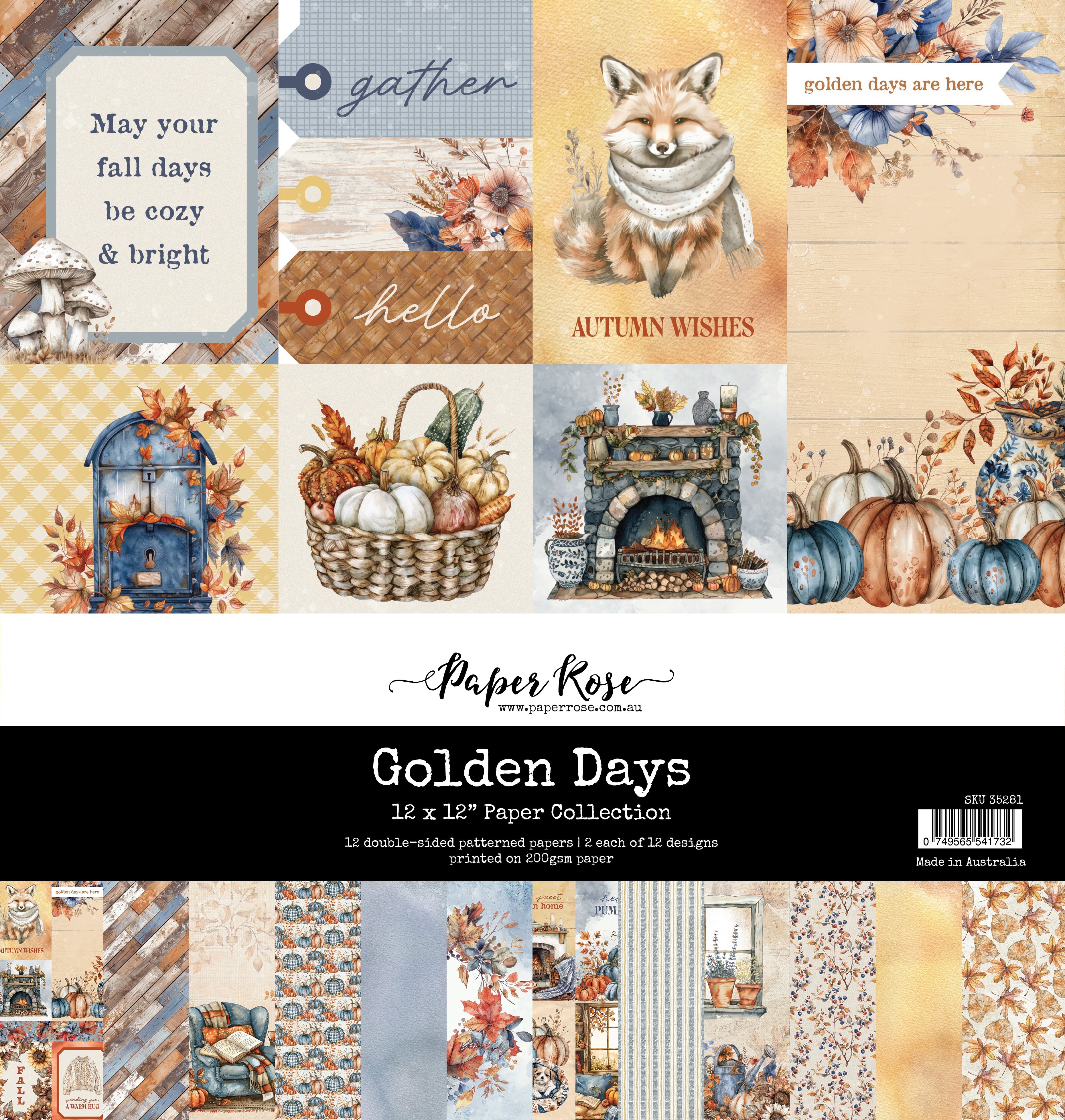 Golden Days 12x12 Paper Collection 35281