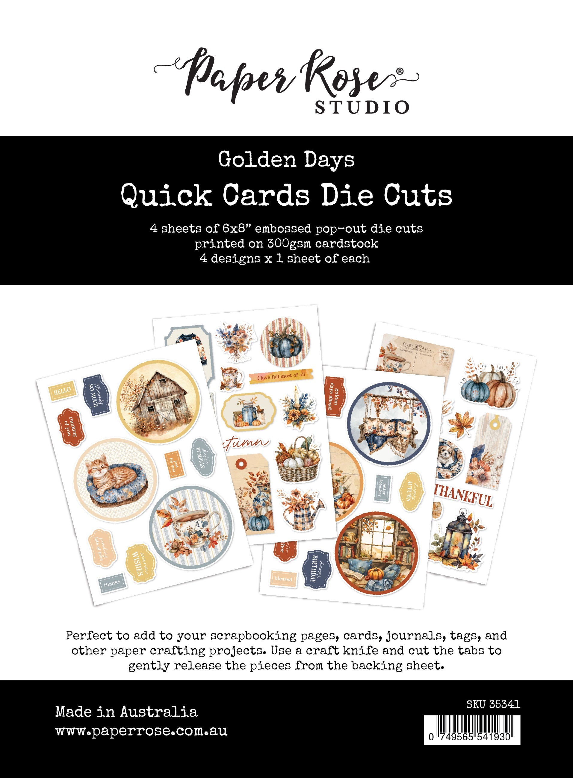 Golden Days Quick Card Die Cuts 35341