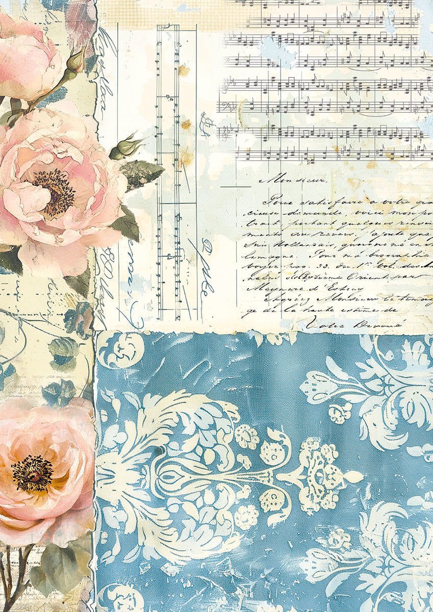 Tissue Paper A4 6/Pkg French Blue