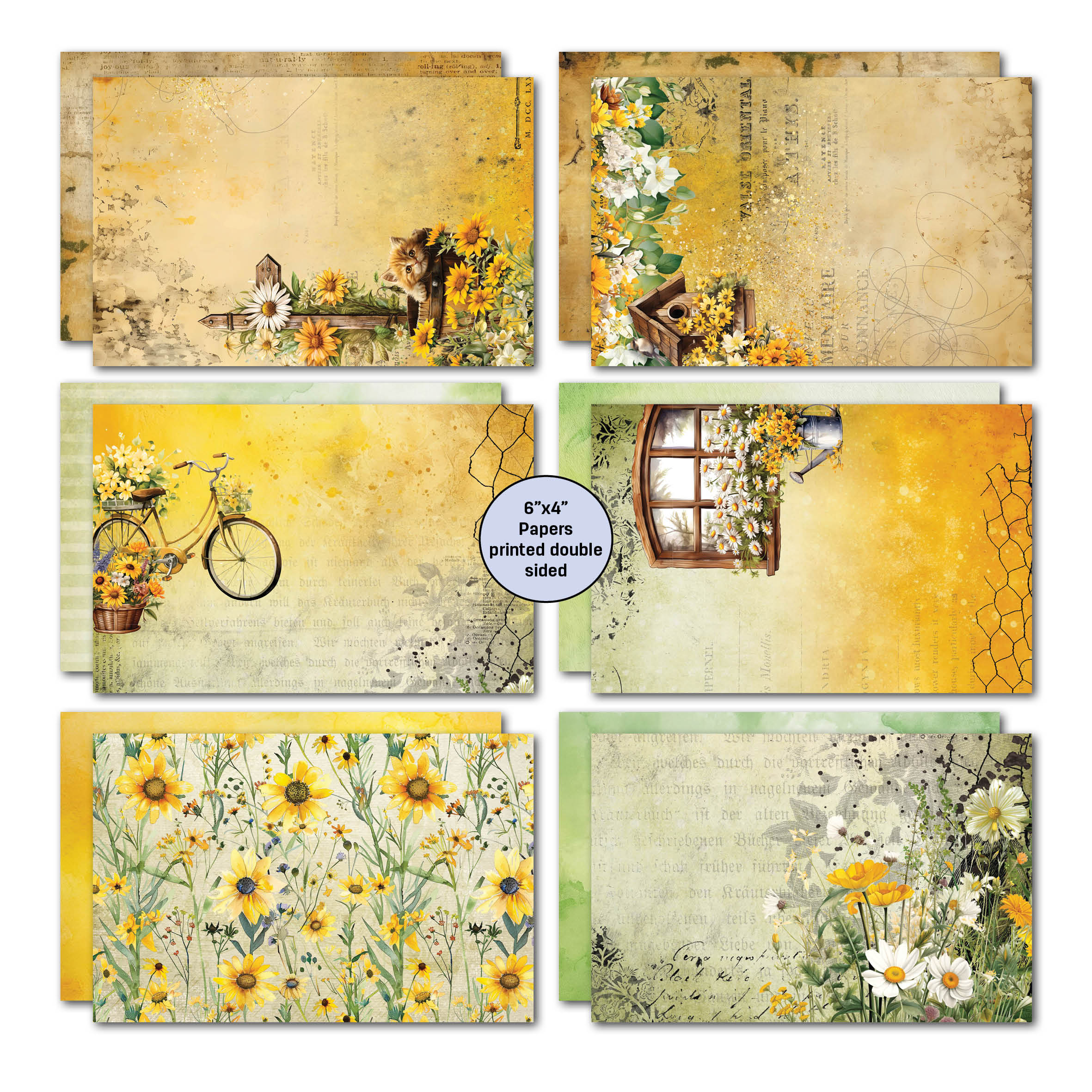 3Quarter Designs Hey Buttercup 6x4 Card Pack