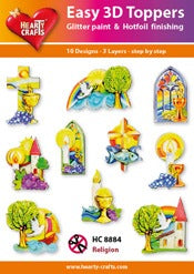 Hearty Crafts Easy 3D Toppers - Religion