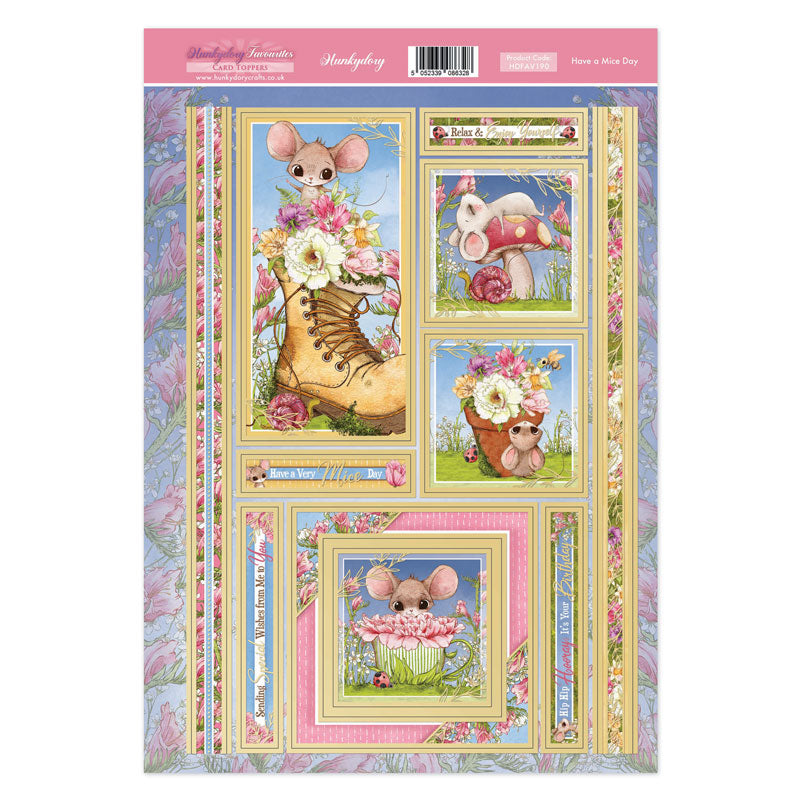 Hunkydory Topper Favourites - Have A Mice Day