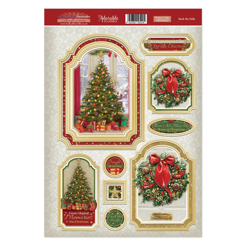 Hunkydory Topper Favourites - Deck the Halls