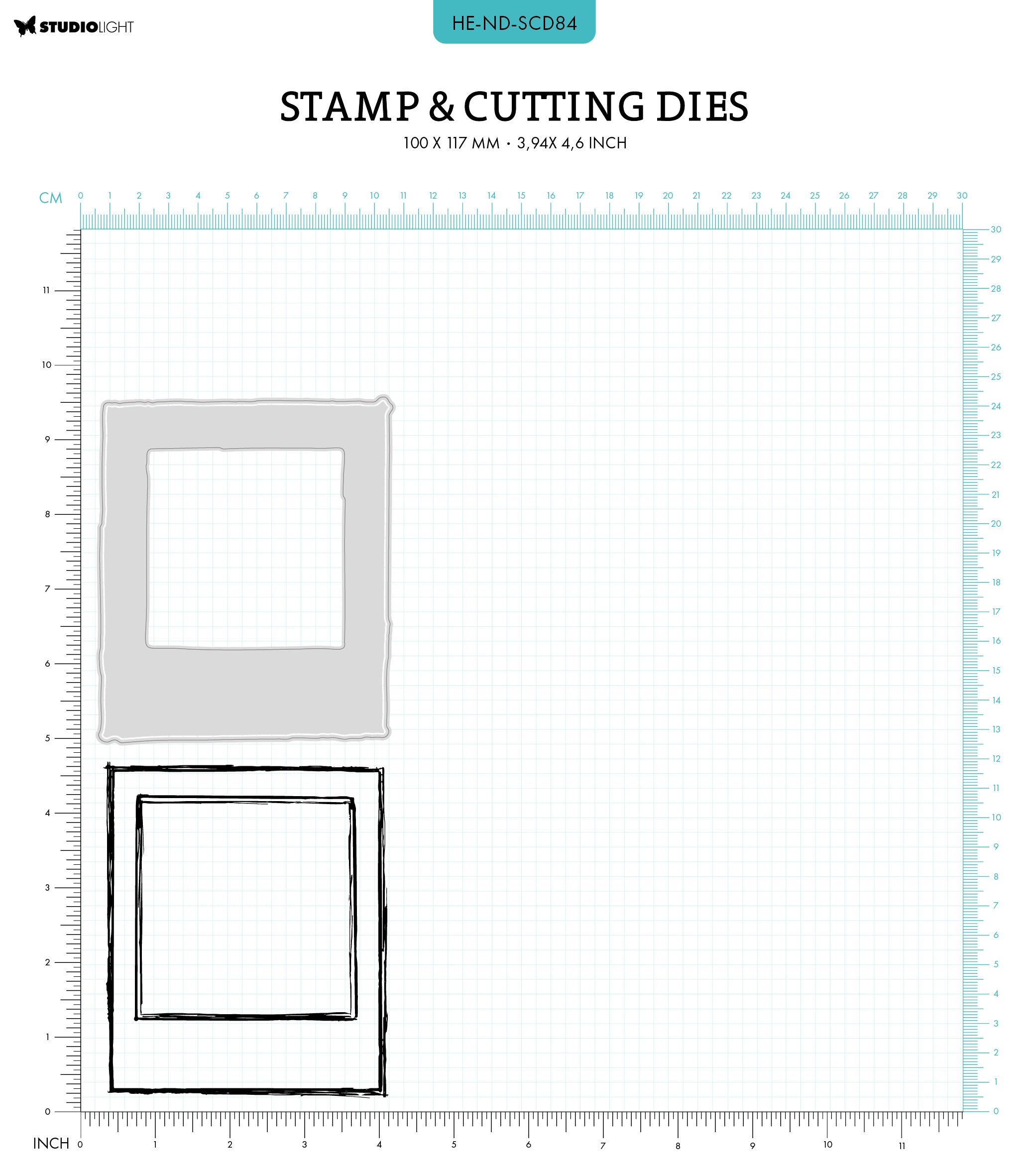 HE Stamp & Cutting Die Polaroid Frame Nature's Dream 2 - 3 PC