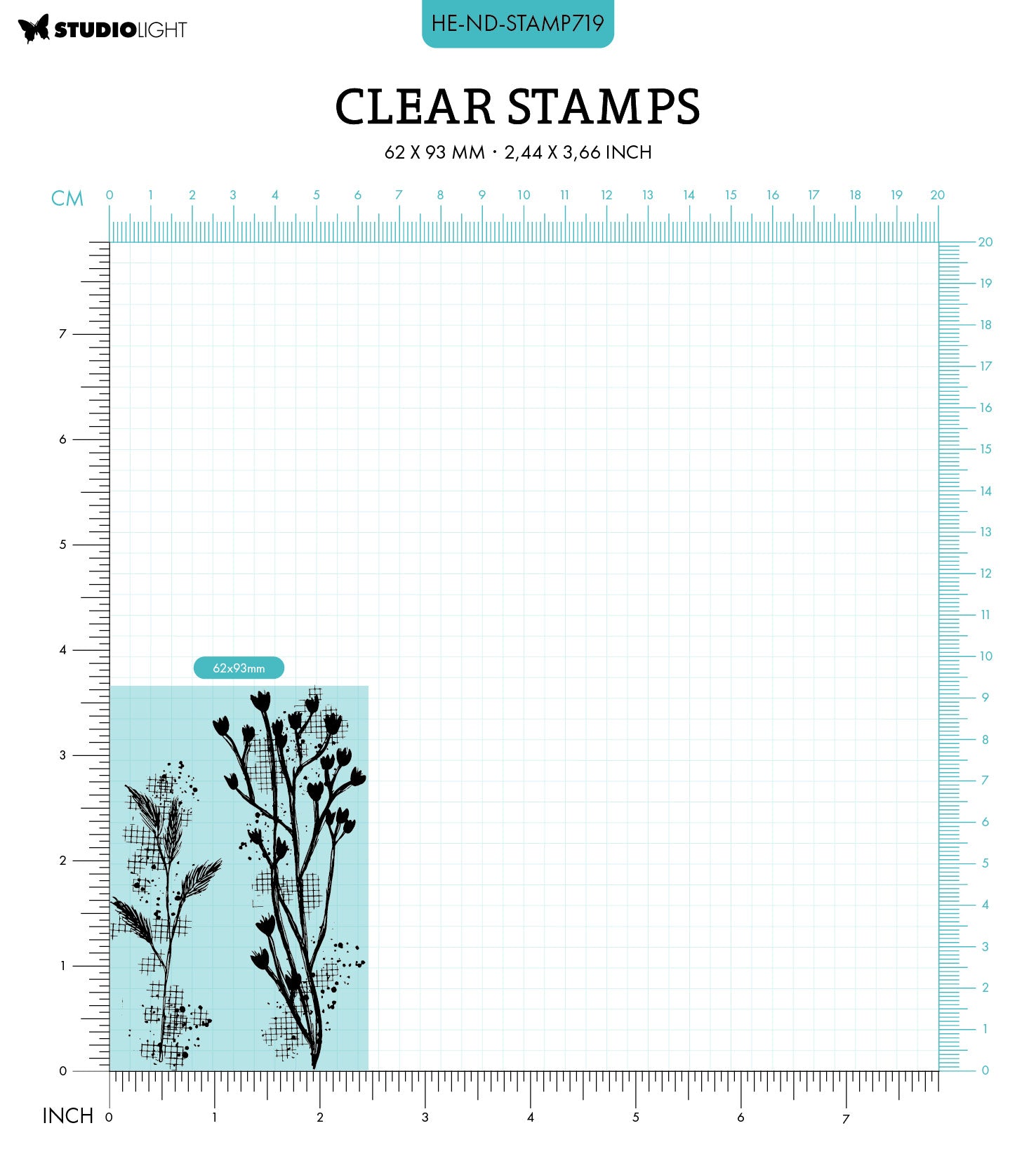 HE Clear Stamp Branches Nature's Dream 2 - 1 PC