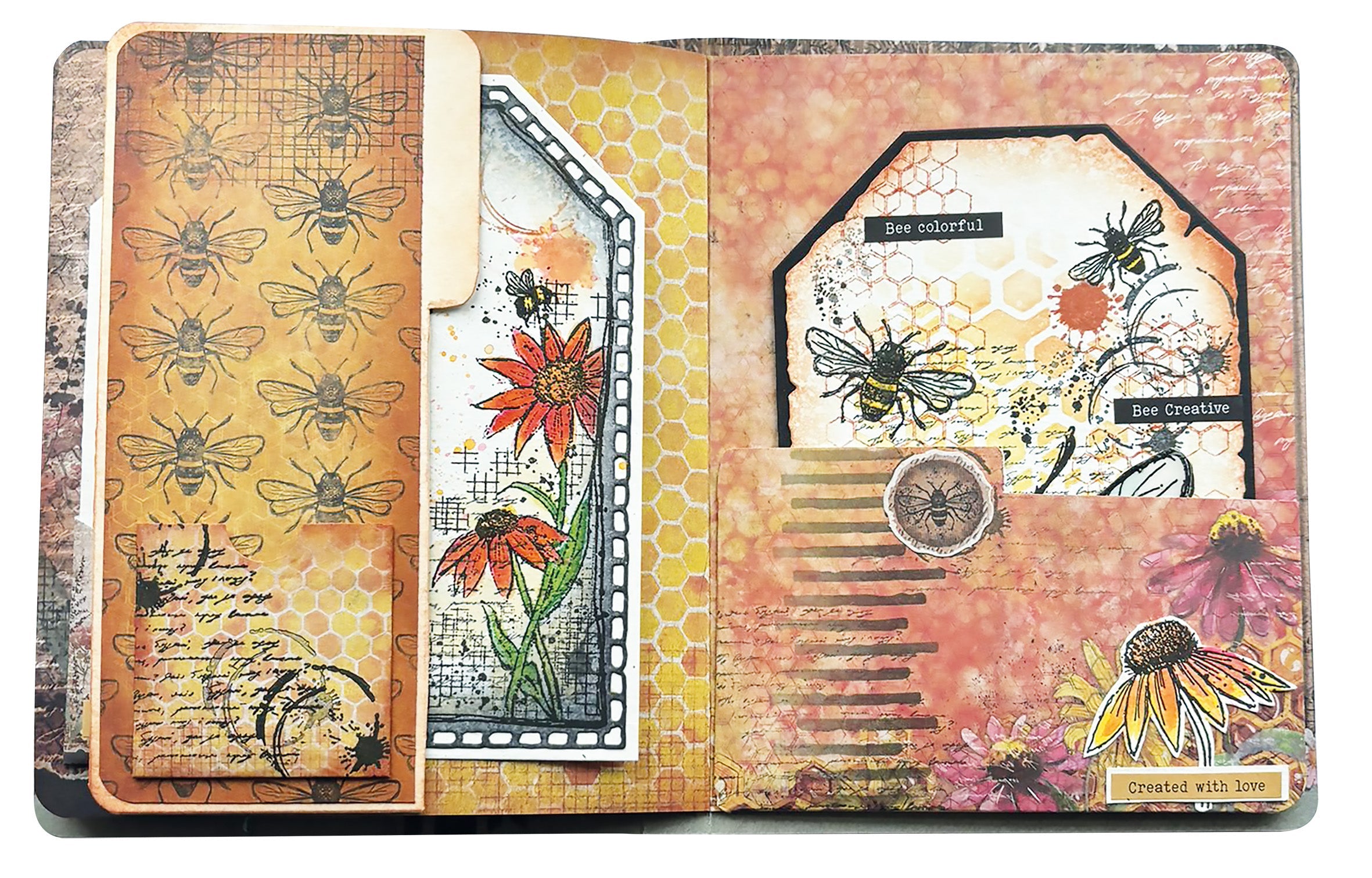 HE Die-Cut Paper Pad Paper Elements Sweet Bee Memories 20 SH