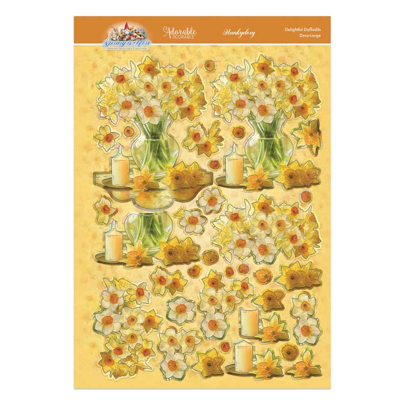 Spring is Here Deco-Large Set - Delightful Daffodils