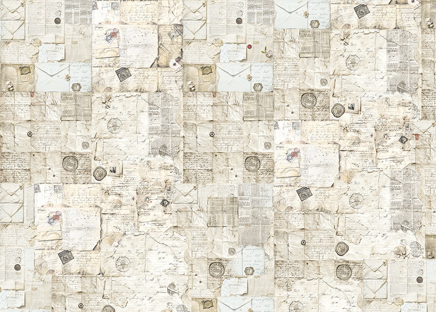 Tissue Paper cm69x49 27.66"x19.29” Antique Handwritten Letter