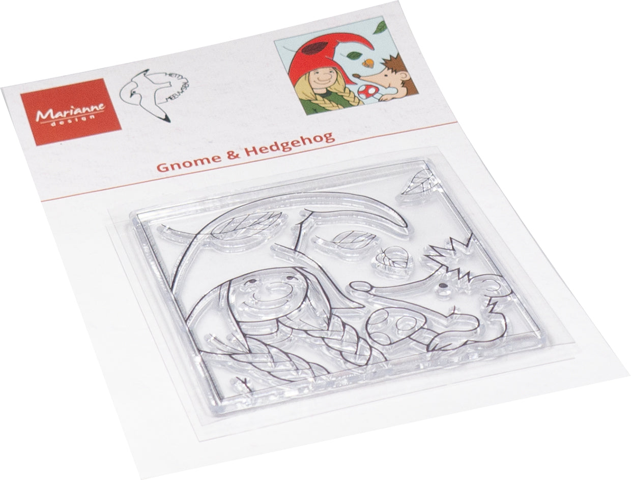 Marianne Design Clear Stamp - Hetty's Gnome & Hedgehog
