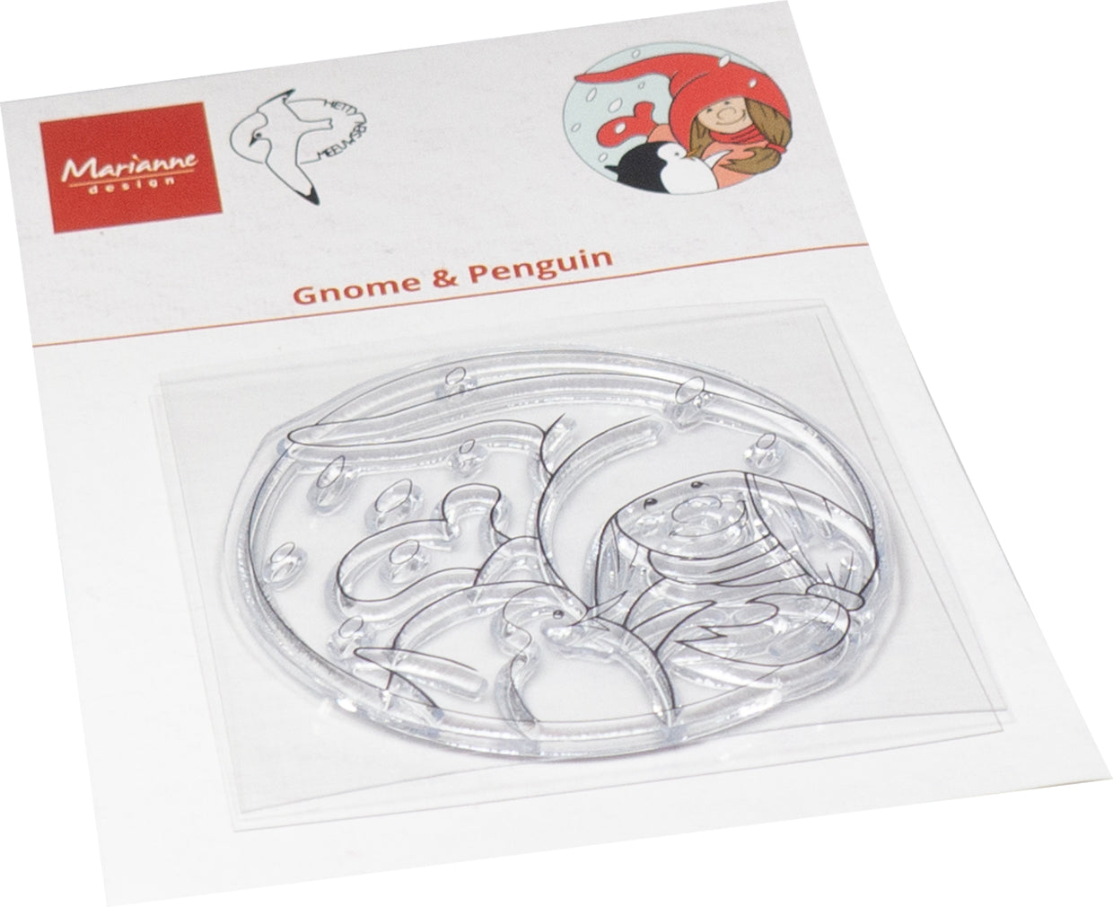 Marianne Design Clear Stamp - Hetty's Gnome & Penguin