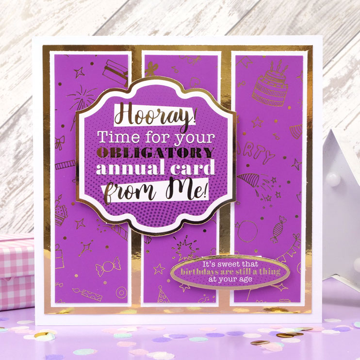 Hunkydory Humour Luxury Card Toppers Kit