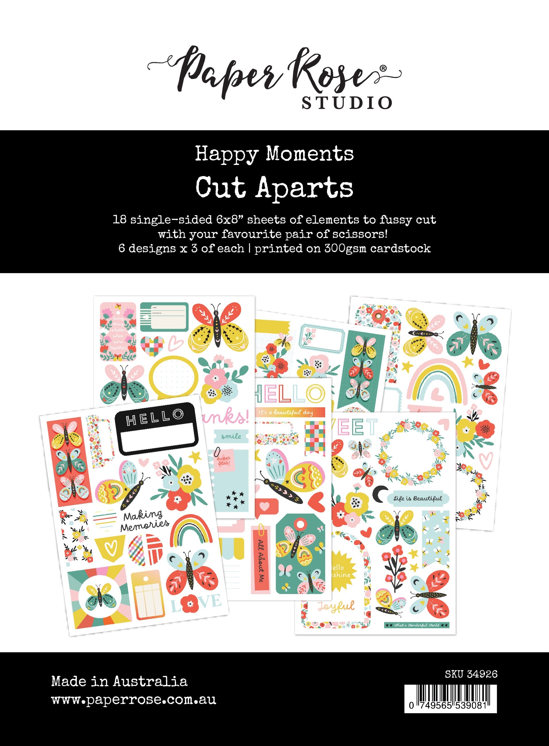 Happy Moments Cut Aparts  34926
