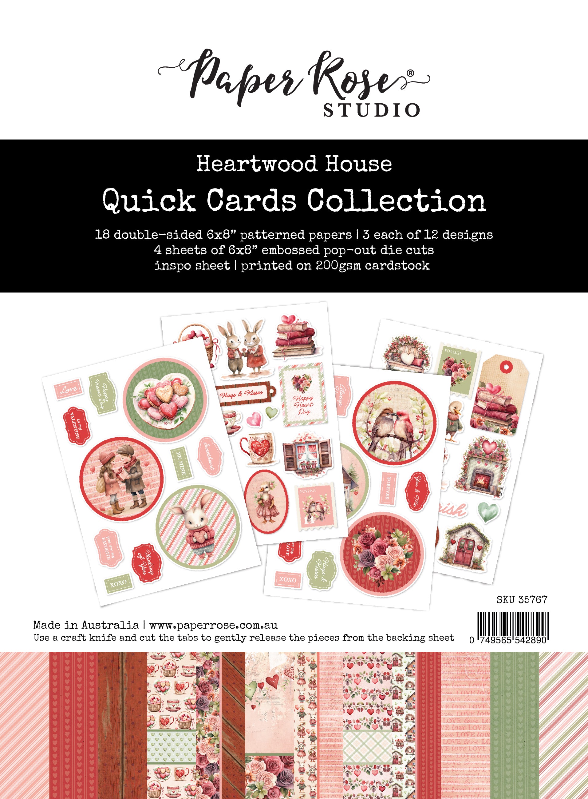 Heartwood House 6x8 Quick Cards Kit 35767