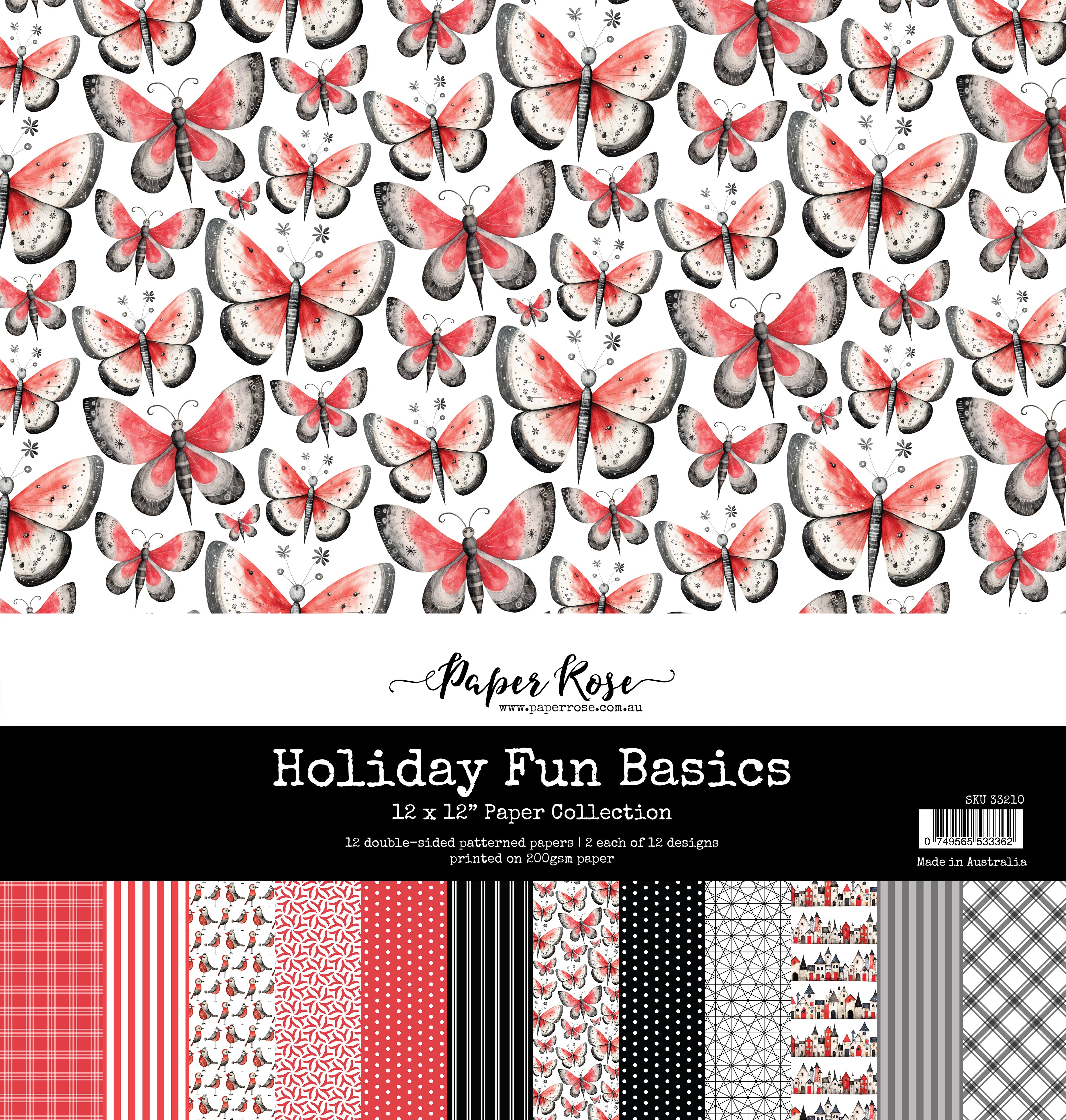 Holiday Fun Basics 12x12 Paper Collection 33210