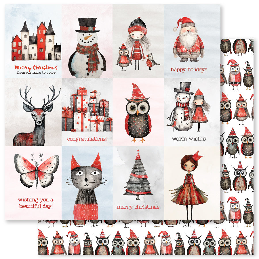 Holiday Fun C 12x12 Paper (12pc Bulk Pack) 33195